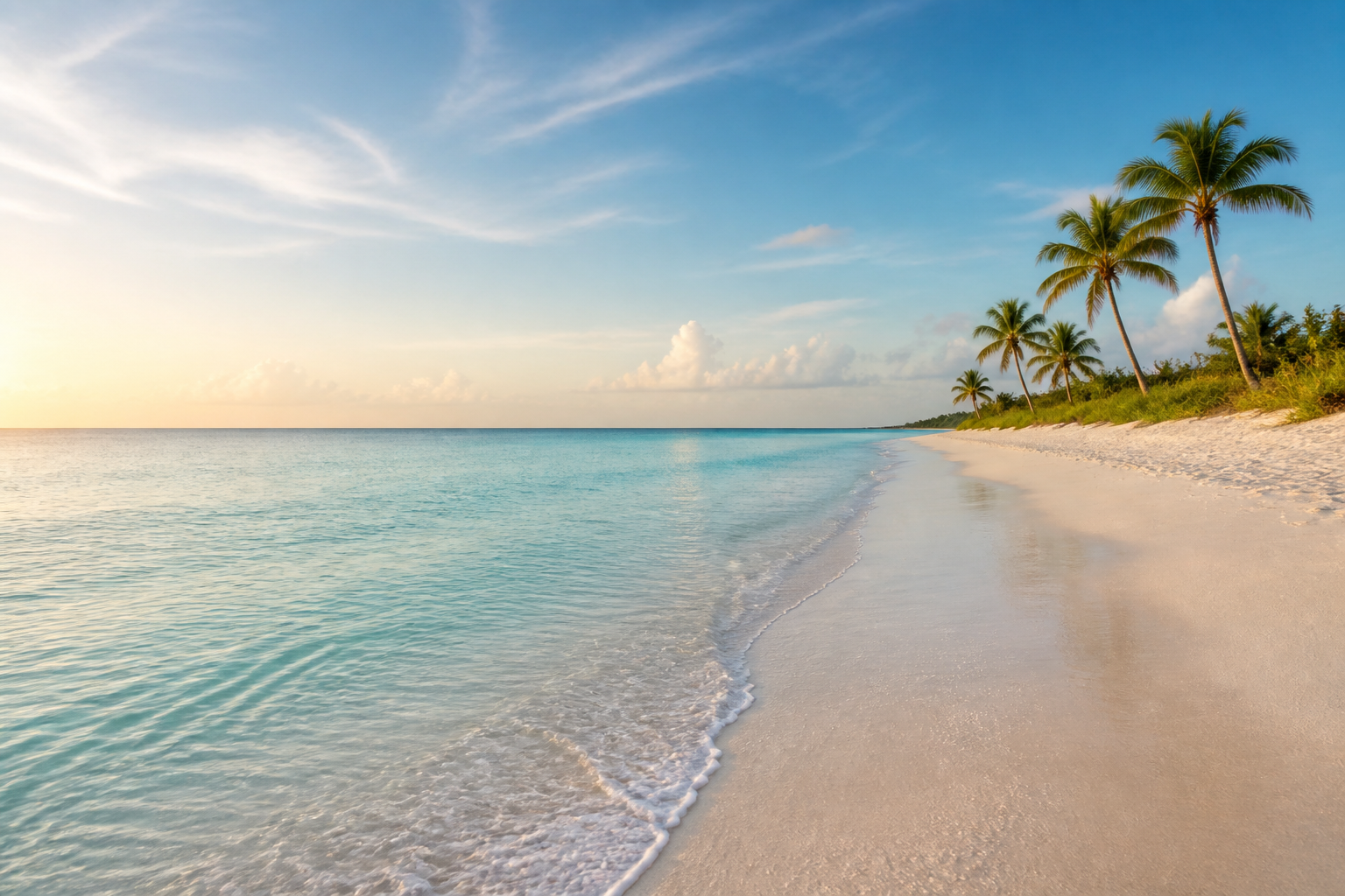 Naples, Florida beach at sunrise